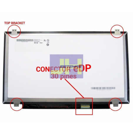 Pantalla para Lenovo G40-45 de 14.0 slim - 30 pines