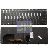 Teclado Laptop  HP 840-G3 ILUMINADO Y STICK POINT