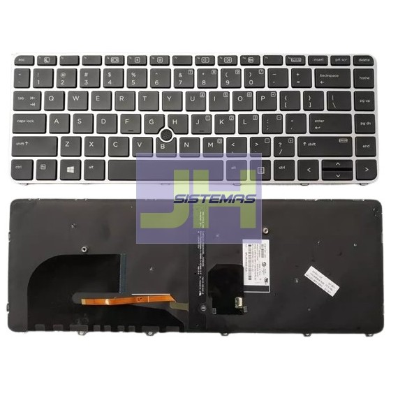 Teclado Laptop  HP 840-G3 ILUMINADO Y STICK POINT