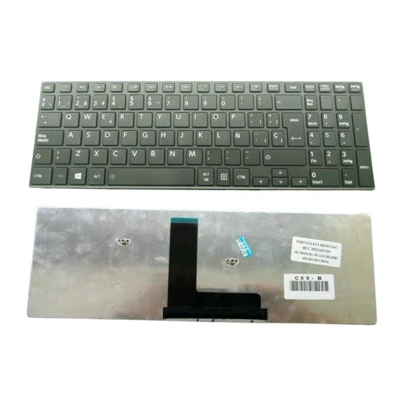Teclado laptop Toshiba C50-B C50T-B C50D-B C50DT-B C55-B C55T-B C55D-B C55DT-B en Español