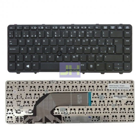 Teclado Laptop  HP 640 G1 WITH STICK POINT WITH FRAME