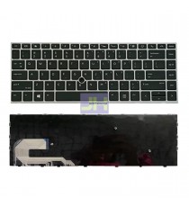 Teclado Laptop  HP 840 G5 FRAME SILVER
