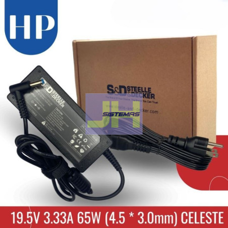 Cargador para Hp 19.5V - 3.33A 65W punta azul