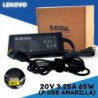 Cargador para Lenovo 20V - 3.25A 65W punta usb