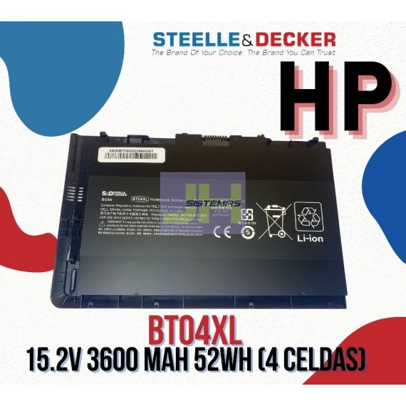 Batería para laptop Hp BT04XL