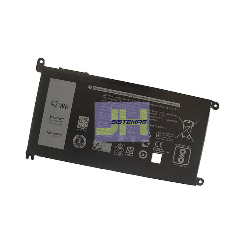 Bateria Dell Wdxor 13 5368 5378 7368 7378, Inspiron 15 5565