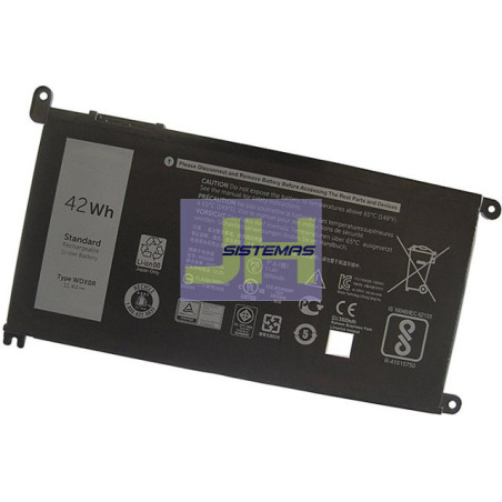 Bateria Dell Wdxor 13 5368 5378 7368 7378, Inspiron 15 5565