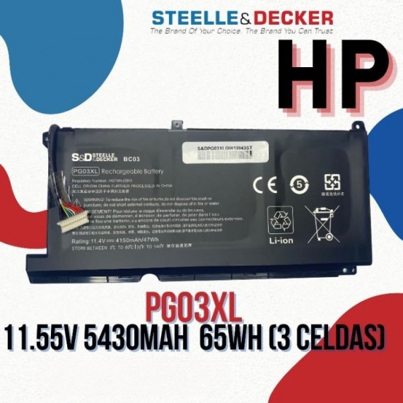 Batería para laptop Hp PG03XL