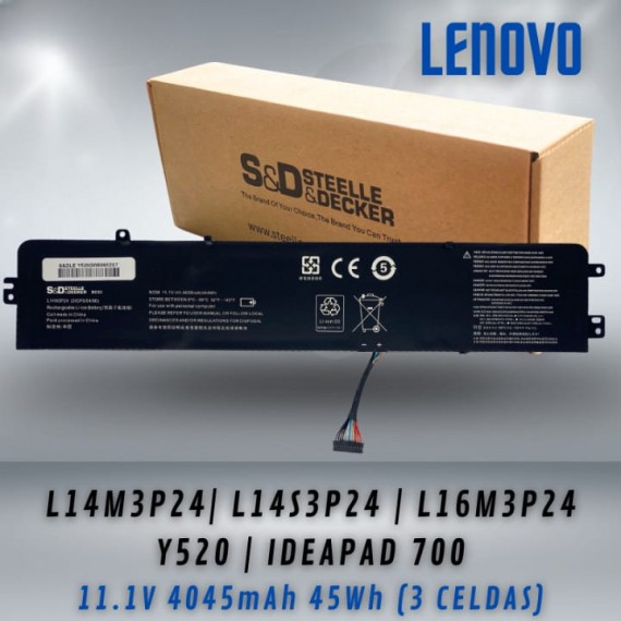 Batería para laptop Lenovo legion y520 ideapad 700
