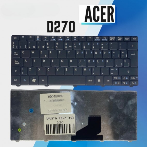 Teclado laptop Acer D270 /D255/ D255E/ 522/ D257/ AOD257/ D260