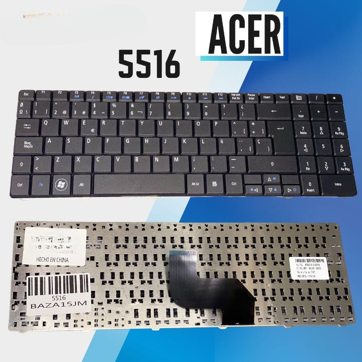 Teclado laptop Acer 5516 / 5517 / 5517 / 5332 / 5532 / 5534 / 5732