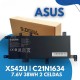 Batería para Asus X542U, C21N1634