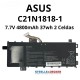 Batería para Asus VivoBook 15 F512DA F512FA ﻿X512JA  C21N1818-1