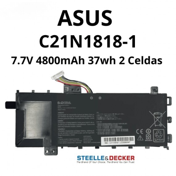 Batería para Asus VivoBook 15 F512DA F512FA ﻿X512JA  C21N1818-1