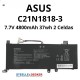 Batería para Asus VivoBook 15 X515 Series A509 X509 C21N1818-3
