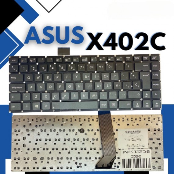 Teclado Laptop Asus X402C/X402/S400/K451/S451 BLACK FLEX