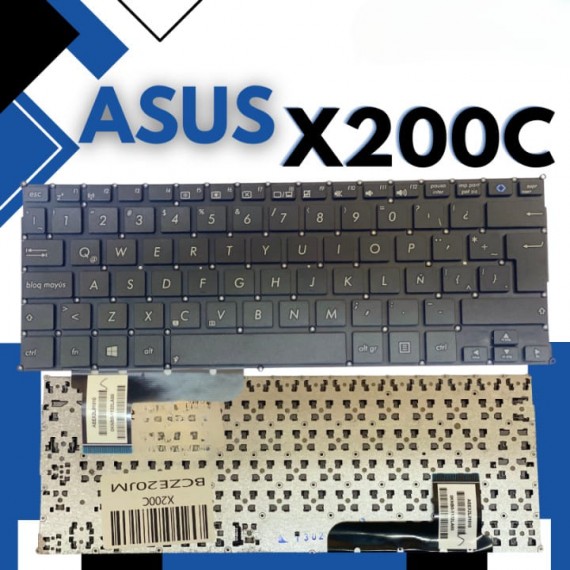 Teclado Laptop Asus X200C  / X201E / X202E / X201 / S200 / S200E / X200 /T300F/T300FA