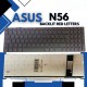 Teclado Laptop Asus N56 / N56X / NR6V / N76VZ/Q550 BACKLIT RED LETTERS