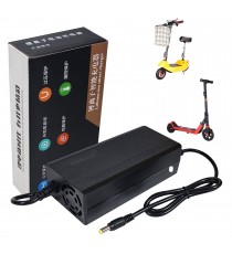 Cargador Para Scooter Eléctrico de 24V, Salida: 29.2 2A, Modelo: 24V2A, Conector DC2.1