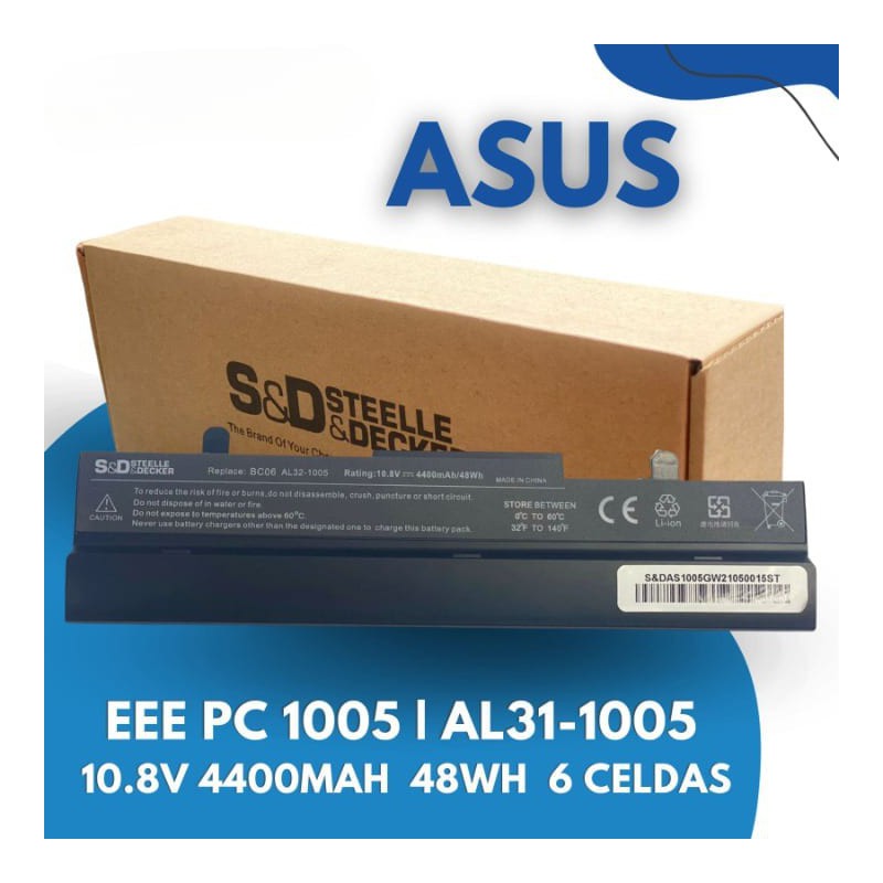 Bateria para Asus EEE PC 1005 /AL31-1005