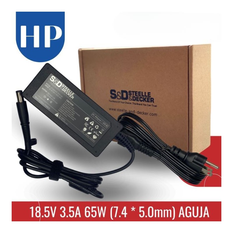 Cargador para Hp 18.5V - 3.5A 65W Punta Aguja
