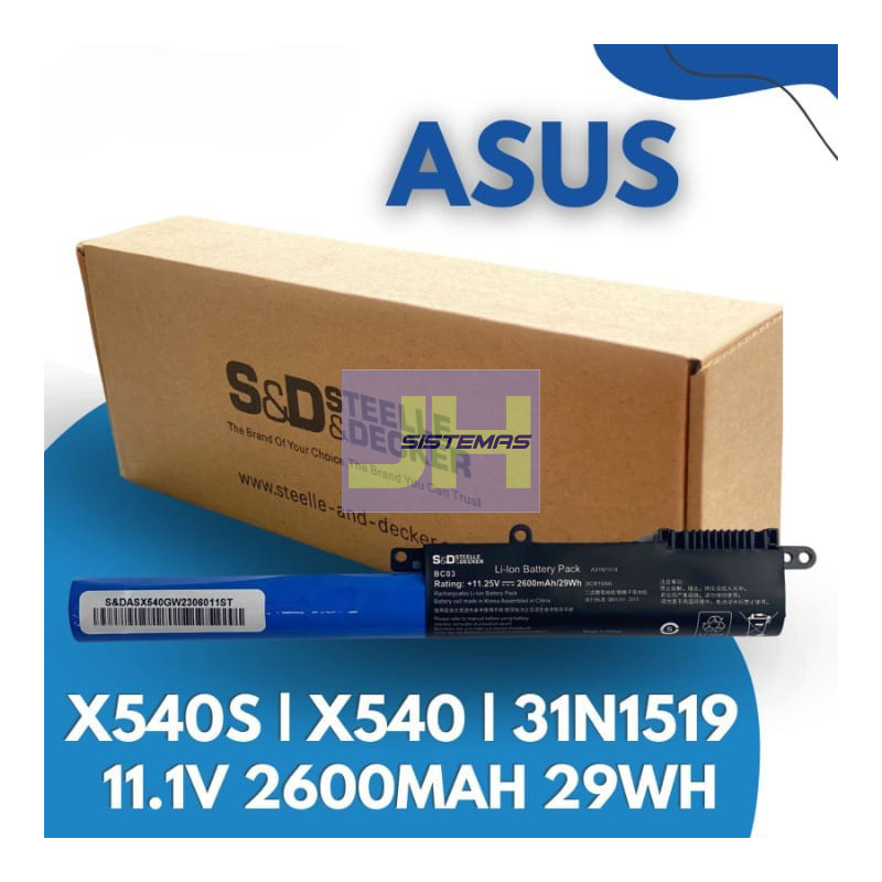 Batería para Asus X540 / F540 y R540 31N1519