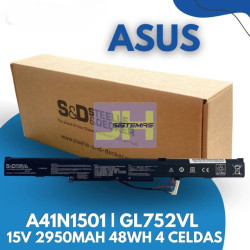 Batería para Asus GL752VW  GL752VL N552V N552VX A41N1501