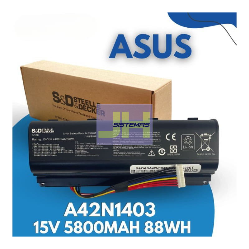 Batería para Asus ROG G751 A42N1403
