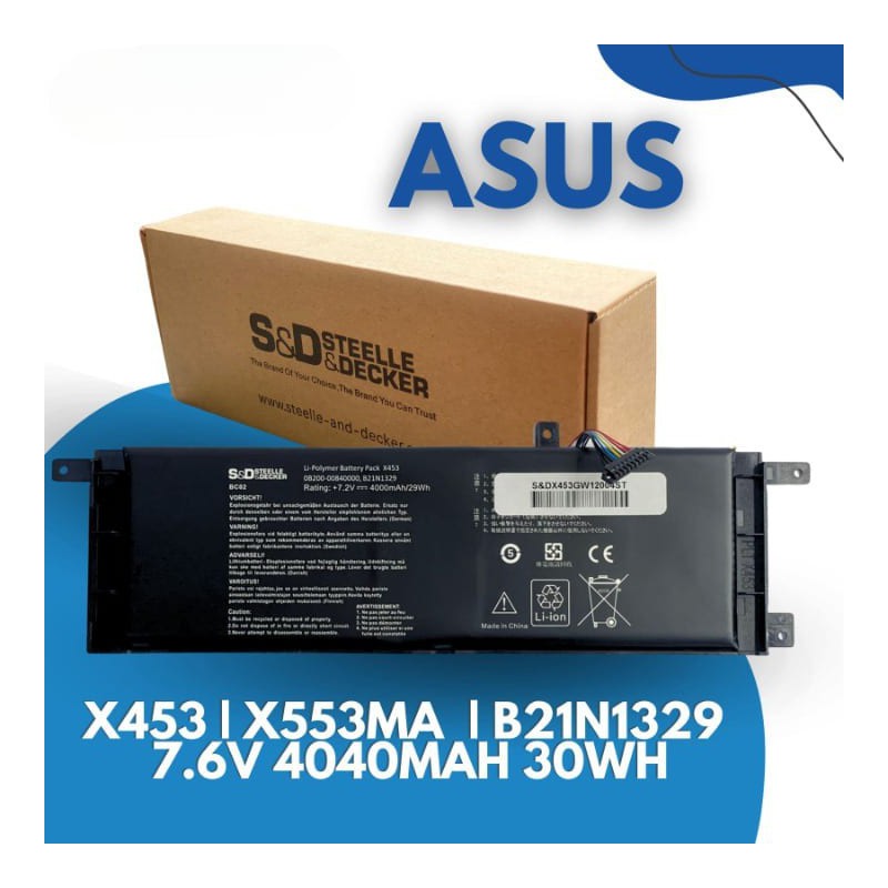 Batería para Asus X453-X553MA-B21N1329