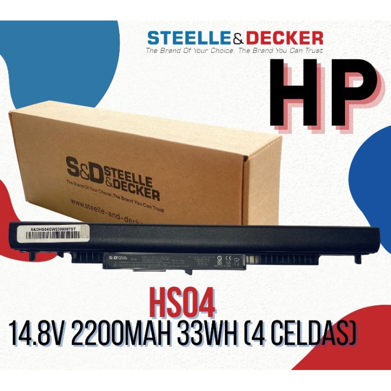 Batería para laptop Hp HS04
