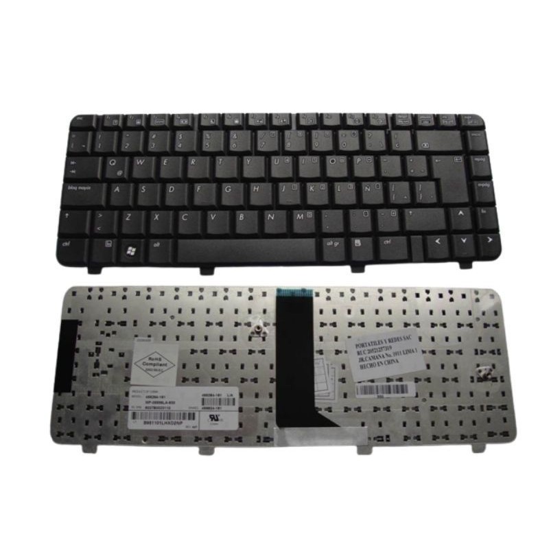 Teclado laptop Hp 550 540 6520 6525s 6720 6720s Negro en Español