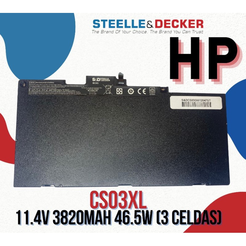 Batería para laptop Hp CS03XL