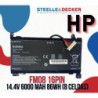 Batería para laptop Hp FM08 de 16 pines