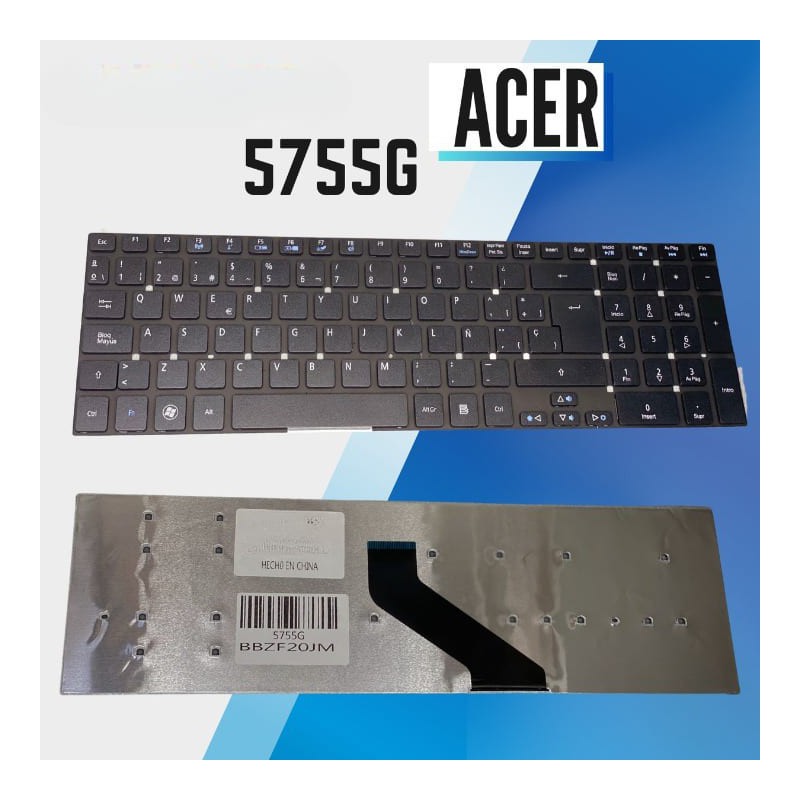 Teclado laptop Acer 5755G / V3-571 / NV50 / NV55/E1-510/ E1-530/ E1-570/ E1-572