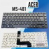 Teclado laptop Acer  ASPIRE M5-481 M5-481T NO ILUMINADO