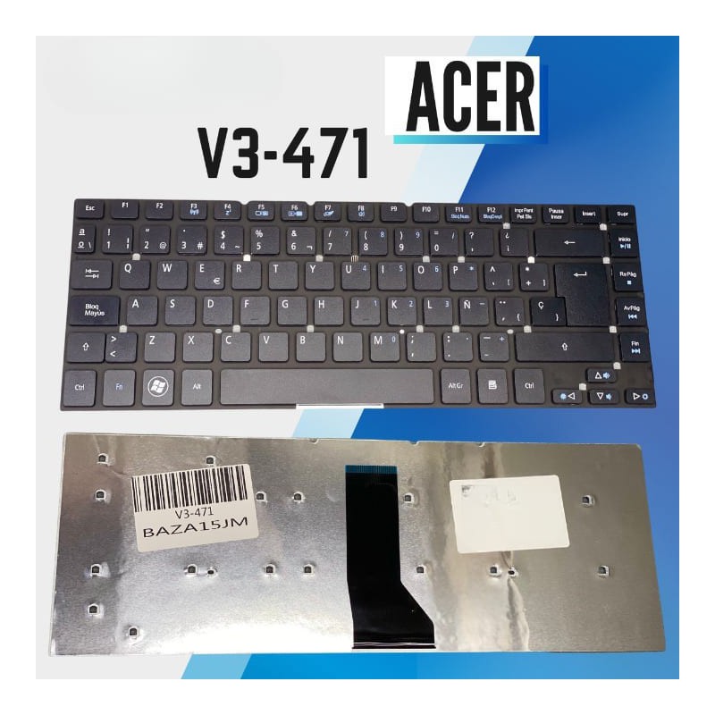 Teclado laptop Acer V3-471 / 3830T / E5 471