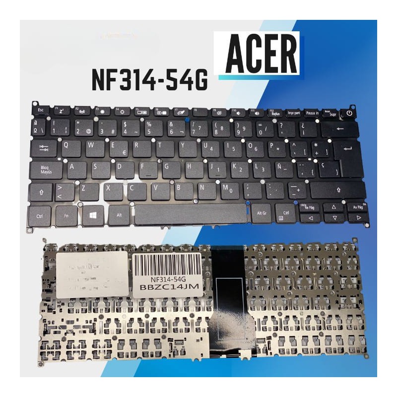 Teclado laptop Acer NF314-54G