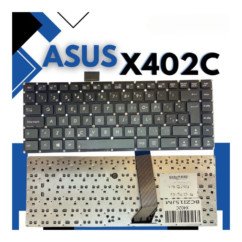 Teclado Laptop Asus X402C/X402/S400/K451/S451 BLACK FLEX