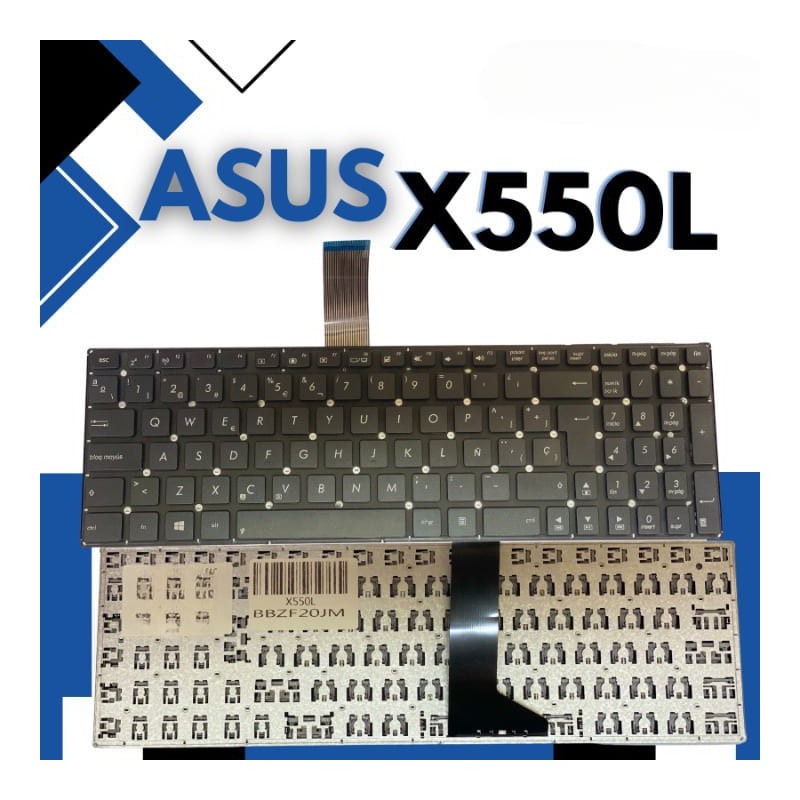 Teclado Laptop Asus X550L / X501 / X502 / K55 0/ A550 / X550V