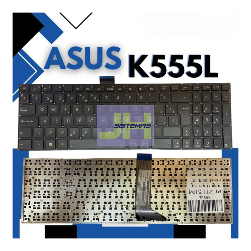 Teclado Laptop Asus K555L K555LA K555LB K555LD K555LN K555LP K555LJ