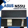 Teclado Laptop Asus N551J /GL752V/GL551 ILUMINADO