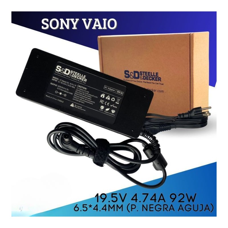 Cargador para Sony Vaio de 19.5V - 4.74A 92W