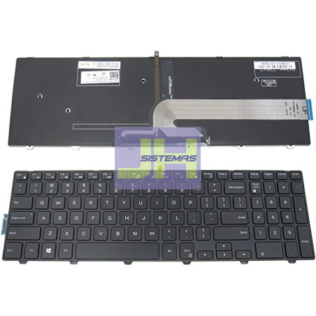 Teclado Laptop DELL 15-7000 / 15-3000   ILUMINADO