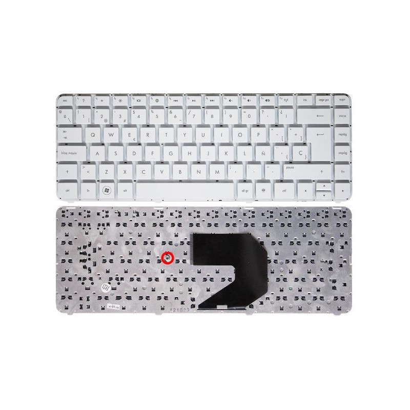 Teclado Laptop HP 14E SIN FRAME BLANCO
