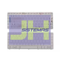 Teclado laptop Hp 14-N CON FRAME BLANCO