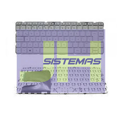Teclado laptop Hp 14-N SIN FRAME BLANCO
