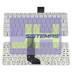 Teclado laptop Hp 14-V BLANCO