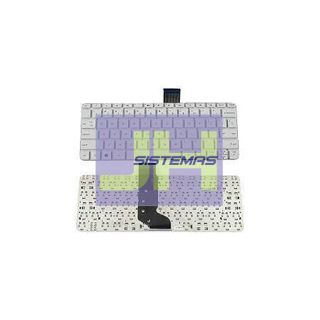 Teclado laptop Hp 14-V BLANCO