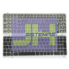 Teclado laptop Hp M6 ENVY MARCO PLATEADO