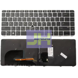 Teclado laptop Hp 840 G3 SIN ILUMINAR CON STICK POINT